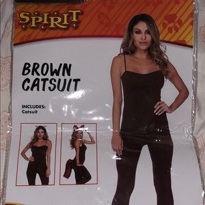Brown Catsuit for Halloween
